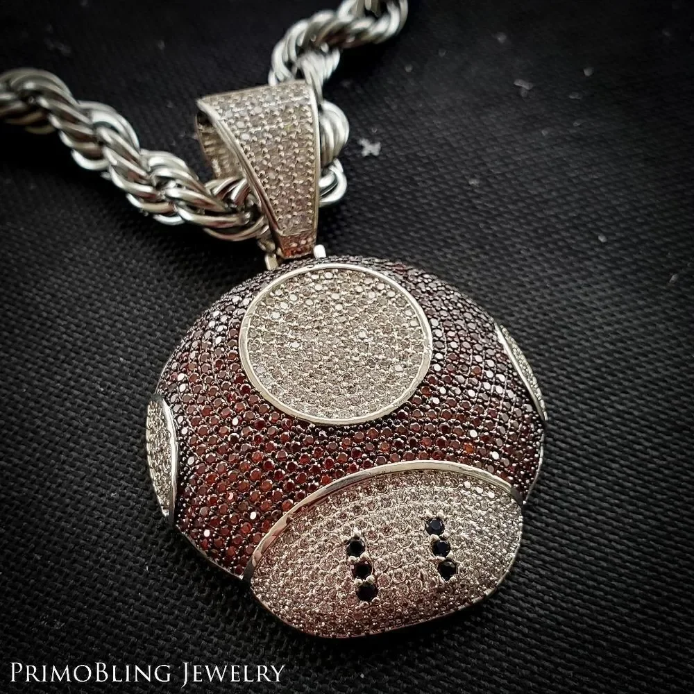 Mario Mushroom Necklace